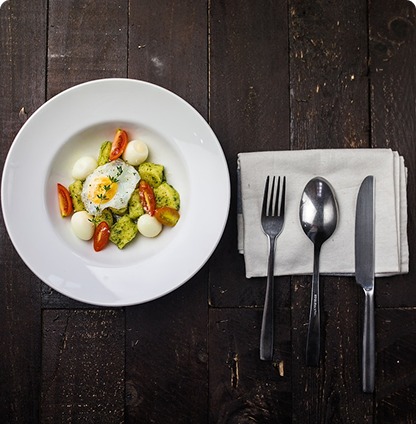 Telur Rebus & Sayur Panggang